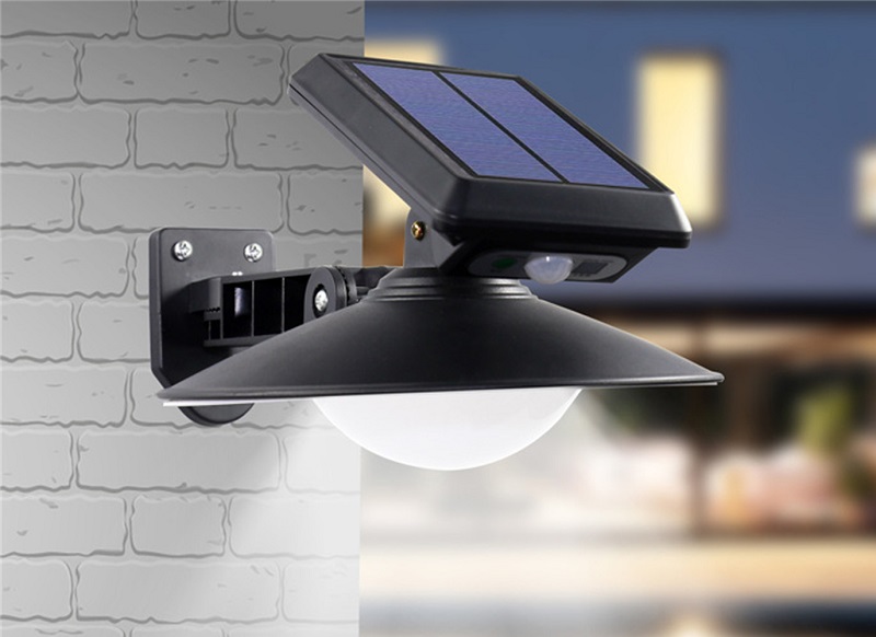 Solární osvětlení s PIR čidlem pohybu 30 LED