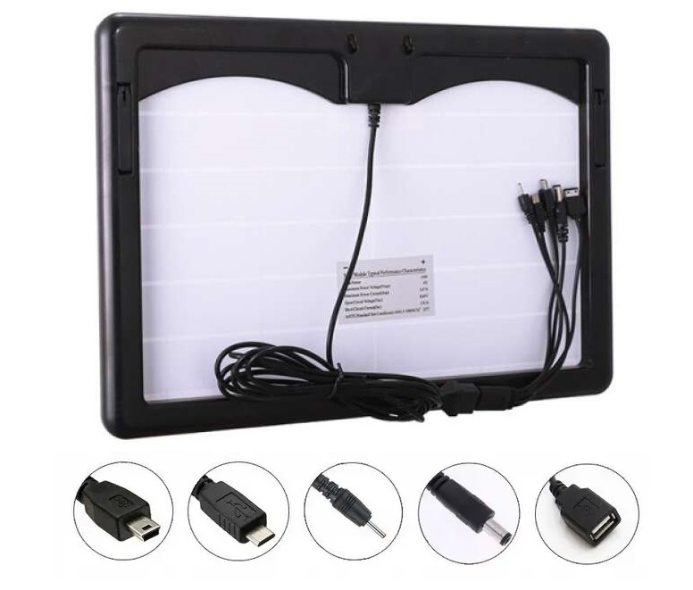 Přenosný solární panel 12W 