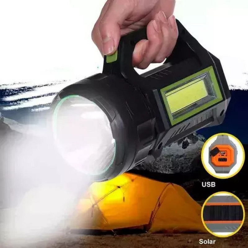 Solar S07 Solární přenosné osvětlení s USB LED COB