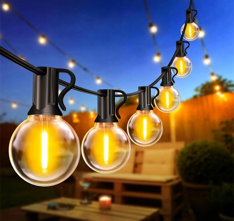 SOLAR R24/15 Solární světelný řetěz teplá bílá, 24LED/15Metrů