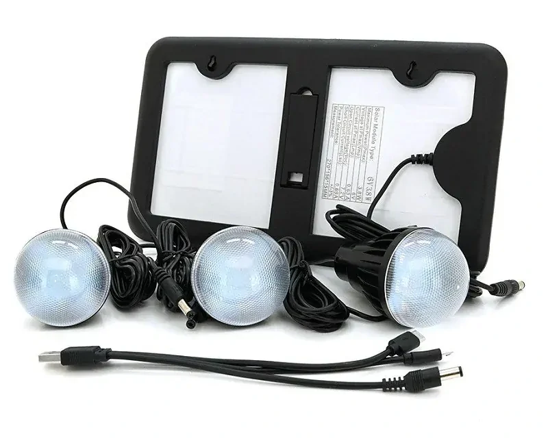 GD102S Solární přenosné osvětlení, powerbanka, radio, Bluetooth