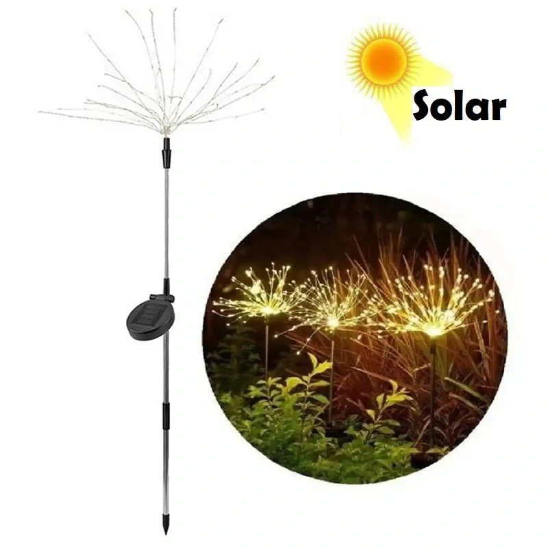 SOLAR H122 Solární řetěz 120LED teplá bílá set 2 kusy