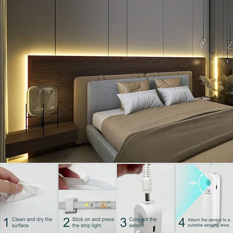 Light B2/2CB LED pásek na baterii čistá bílá 2 metry