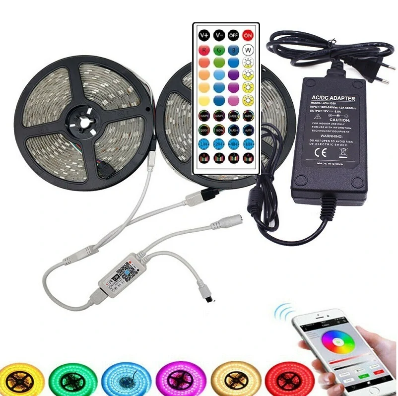 LED pásek Bluetooth music 10 metrů IP20