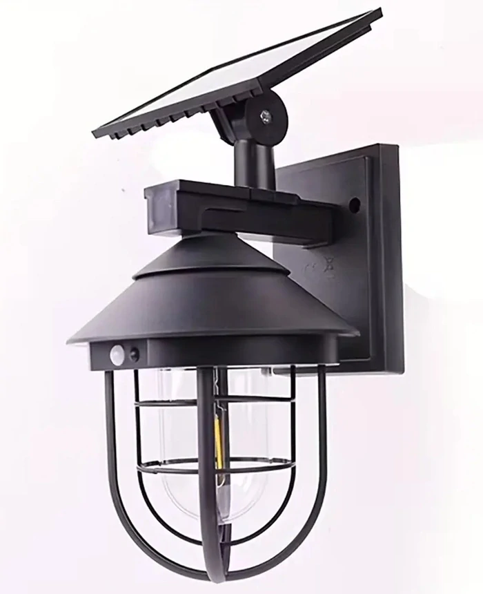 Solar COB01 Zahradní lampa s pohybovým čidlem teplá bílá