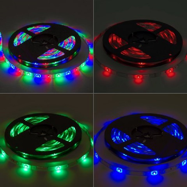 Light LED pásek 3528 IP20 RGB, 1 metr, komplet