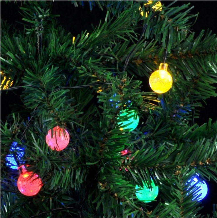 SOLAR 30/06 Solární světelný řetěz RGB, 30LED/6Metrů