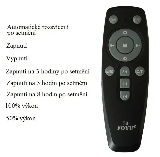 Solární halogen 120W s dálkovým ovladačem