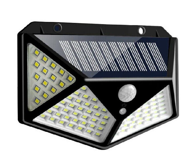 Solar 100 Zahradní světlo s pohybovým čidlem 100 LED
