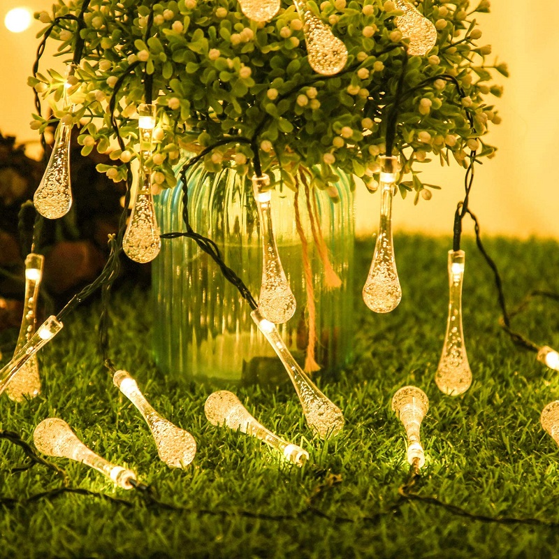 SOLAR R30/02 Solární světelný řetěz teplá bílá, 30LED/6Metrů