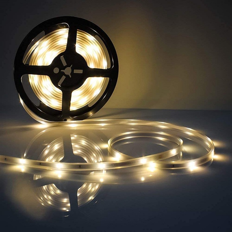 Light LED solární pásek SMD3528 IP67 teplá bílá, 5 metrů