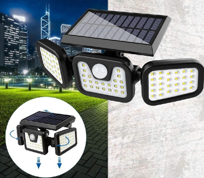 Solar 74 Zahradní světlo s pohybovým čidlem 74 LED