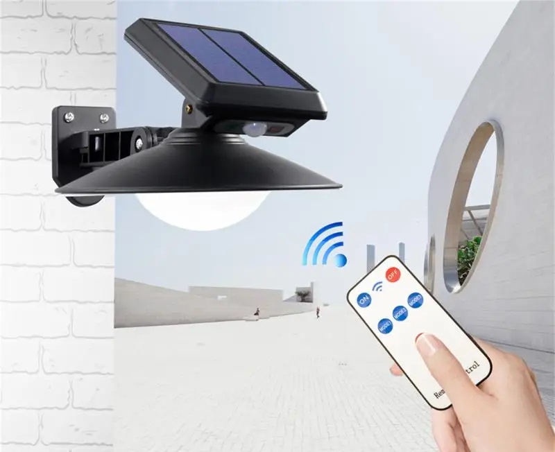 Solární osvětlení s PIR čidlem pohybu 30 LED
