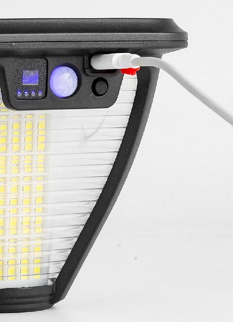 Solar S288 Zahradní lampa s pohybovým čidlem 288x LED