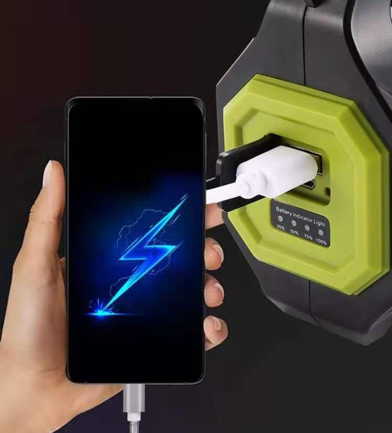 Solar S07 Solární přenosné osvětlení s USB LED COB