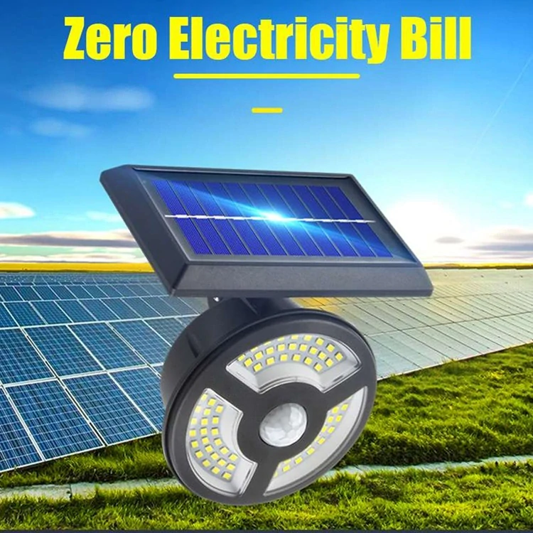 Solar 72 Zahradní světlo s pohybovým čidlem 726 LED