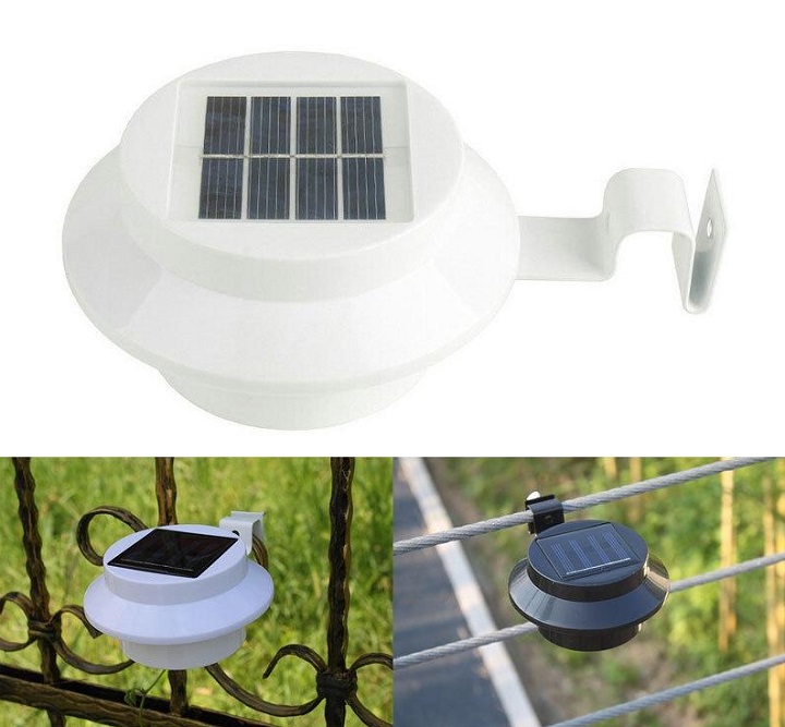 Solární závěsné světlo bílé K550 set 4 kusů