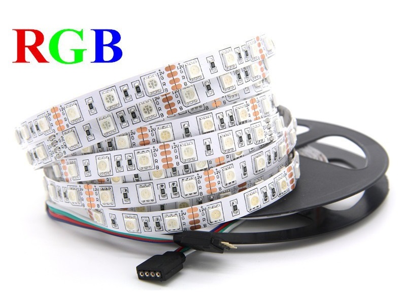 Light LED pásek 5050 60LED/m IP20 14,4W/m RGB, 1m, komplet